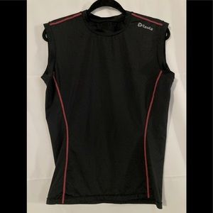 TESLA BLACK SLEEVELESS  TANK TOP